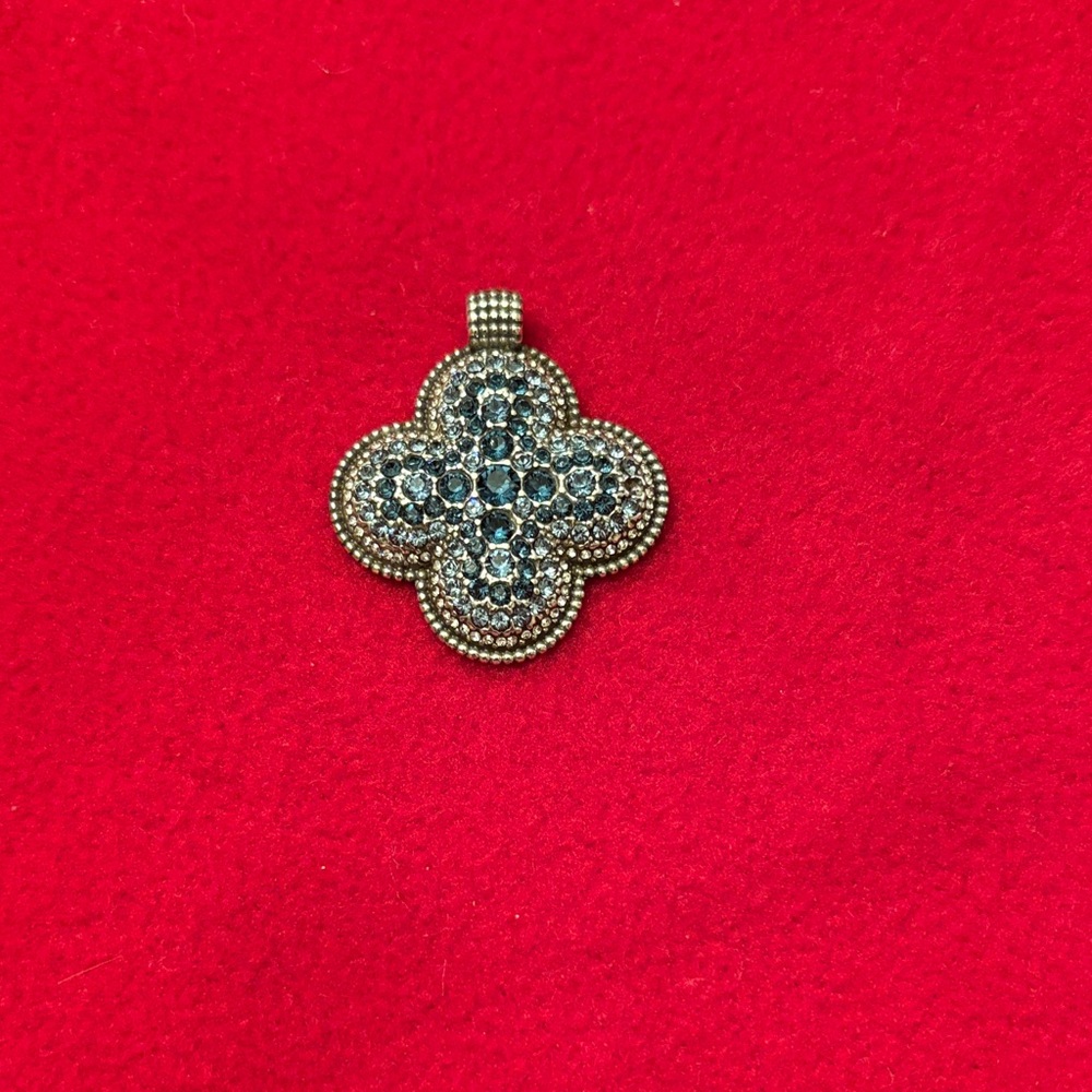 Brighton Silver and Blue Pendant